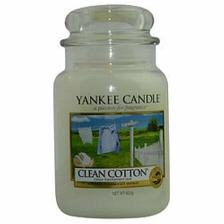 YANKEE CANDLE 22 oz Unisex Clean Cotton Scented Large Jar Candle 275384